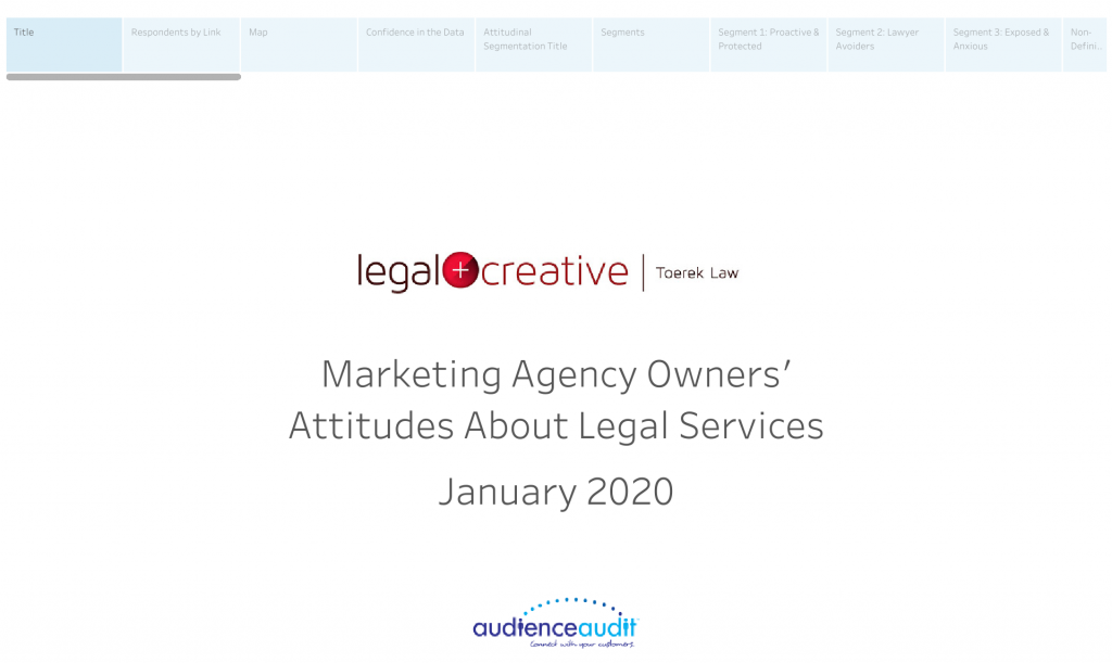 Legal Creative Thought Leadership Study